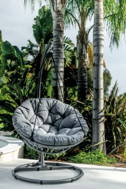 Hängesessel|MWH Hängesessel Ovo Anthracite