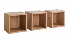 Regale|Composad Hängewürfel Mundi 3er-Set Eiche Artisan