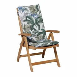 Gartenstuhl-Auflagen|Madison Hochlehner-Auflage Bliss Blue 120 x 50 cm Grün