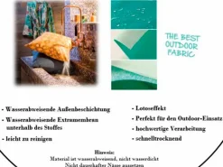 Gartenstuhl-Auflagen|Madison Hochlehner-Auflage Oxford 123 x 50 cm Grau