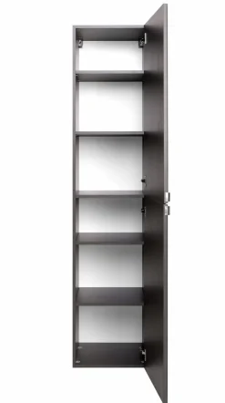 Held-Möbel Badschränke-Hochschrank 40 Florida Grau