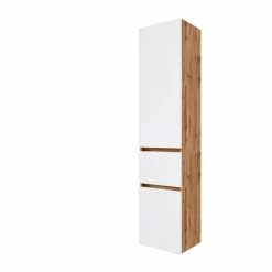 Badschränke|Held-Möbel Hochschrank Lucca Weiß