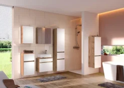Badschränke|Held-Möbel Hochschrank Lucca Weiß