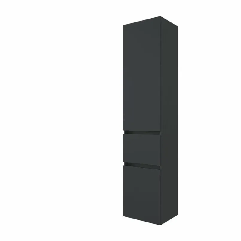 Badschränke|Held-Möbel Hochschrank Baabe Graphit