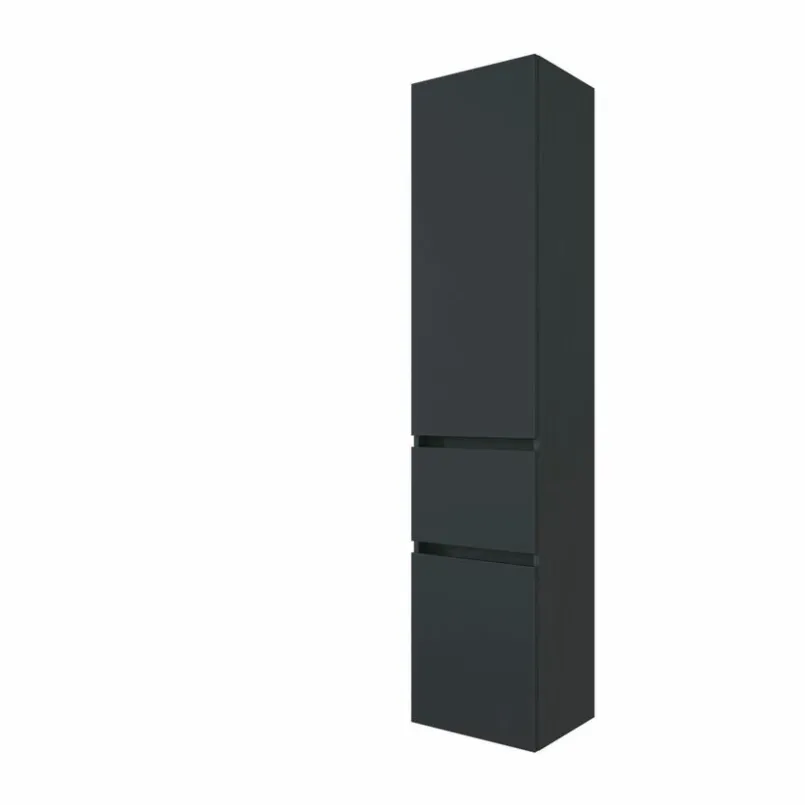 Badschränke|Held-Möbel Hochschrank Baabe Graphit