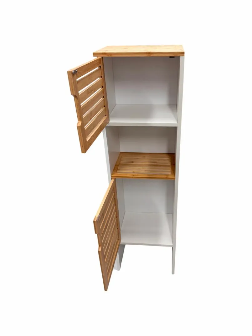 Hölscher Badschränke-Hochschrank Bruce Bambus
