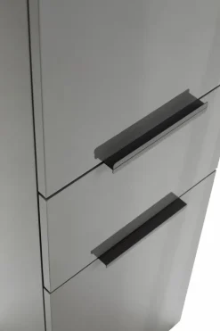 Composad Badschränke-Hochschrank Mundi Grau / Eiche