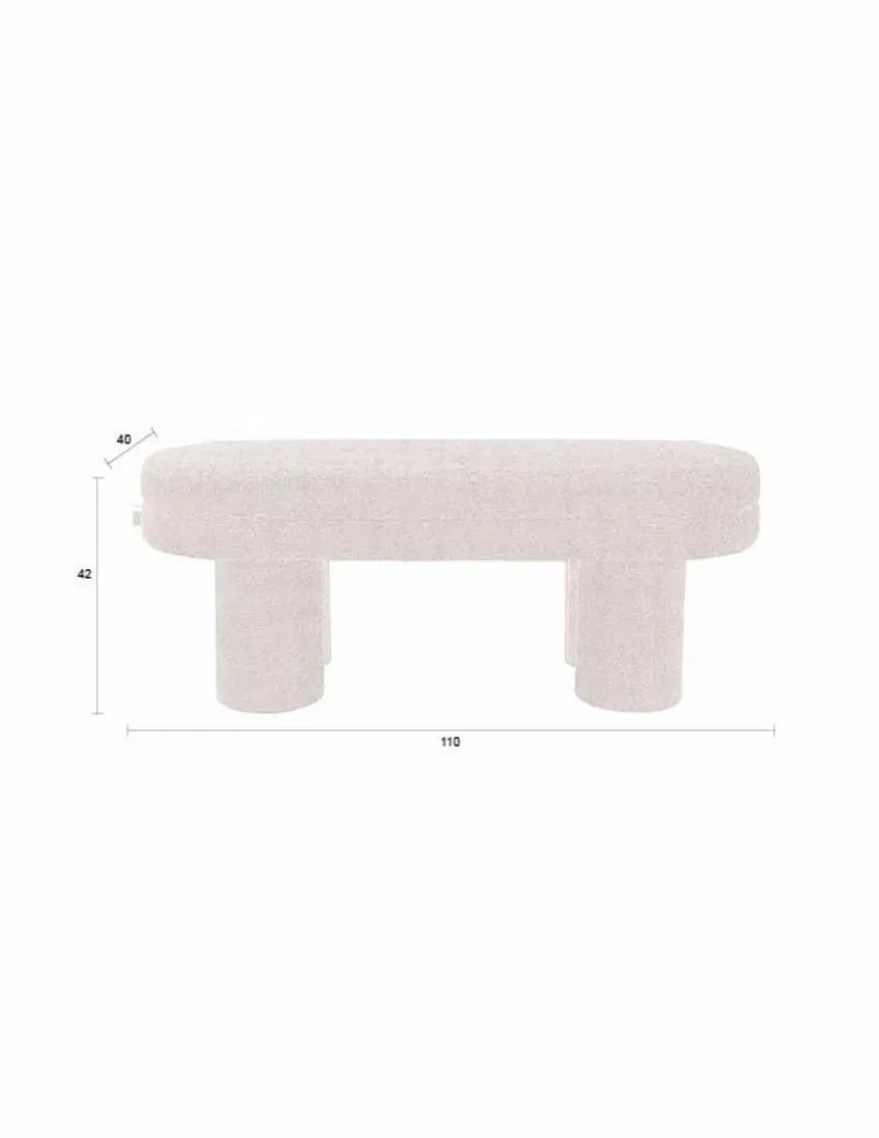Zuiver Hocker & Poufs-Hocker Fern Beige