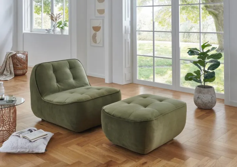 Hocker & Poufs| Hocker Idro Grün