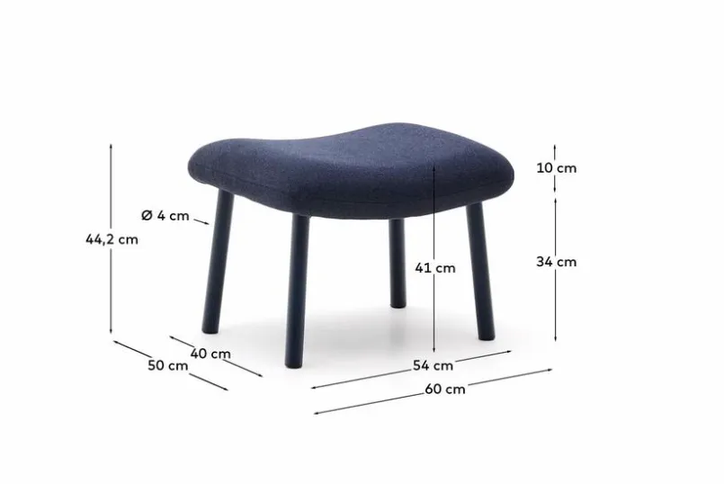 Hocker|Hocker & Poufs|Kave Home Hocker Inari Blau