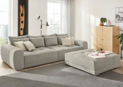 Hocker & Poufs| Hocker Moldau Mittelgrau