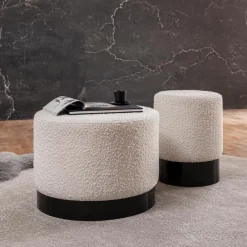 Sitzgelegenheiten|Sitzgelegenheiten| Hocker Peach Anthrazit