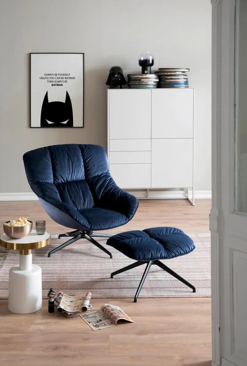 Hocker & Poufs|RAUM.FREUNDE Hocker Unn Indigo