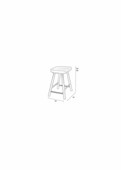 Zuiver Hocker & Poufs-Hocker Vander Schwarz