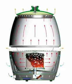 Holzkohlegrills|LotusGrill Holzkohlegrill Lotus Grill Classic Ø 35 cm Blau