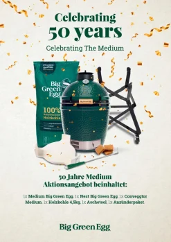 Holzkohlegrill Set Medium<Big Green Egg New