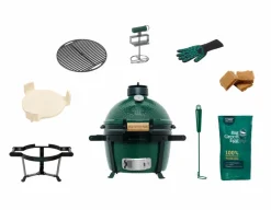 Holzkohlegrills|Big Green Egg Holzkohlegrill Set. Minimax Grün