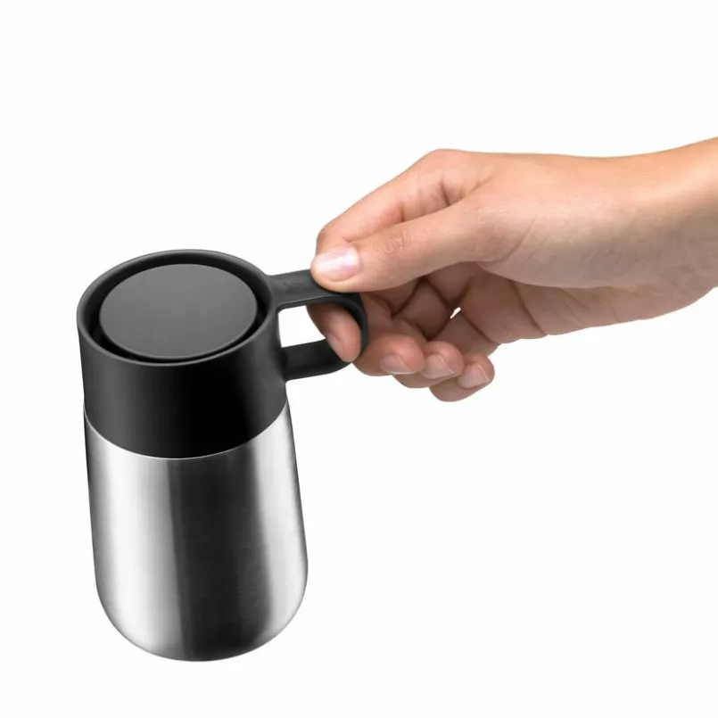 Thermobecher|Kaffee & Tee|WMF Isolierbecher Travel Mug Impuls 300 ml Silber