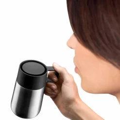 Thermobecher|Kaffee & Tee|WMF Isolierbecher Travel Mug Impuls 300 ml Silber
