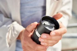 emsa Thermobecher|Kaffee & Tee-Isolierbecher Travel Mug Compact 300 ml Schwarz