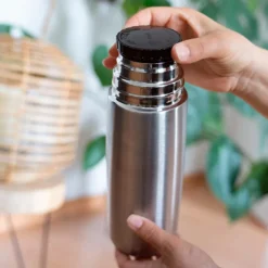 alfi Isolierflaschen|Kaffee & Tee-Isolierflasche IsoTop Therm Eco Silber