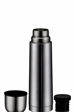 alfi Isolierflaschen|Kaffee & Tee-Isolierflasche IsoTop Therm Eco Silber