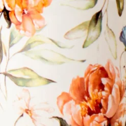 Kaffee & Tee-Kaffeebecher Floral 350 ml Orange