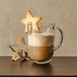 Leonardo Tischdeko|Kaffee & Tee-Kaffeebecher Stern 380 ml Klar