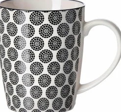 Ritzenhoff & Breker Kaffee & Tee-Kaffeebecher Takeo Circles 350 ml Schwarz