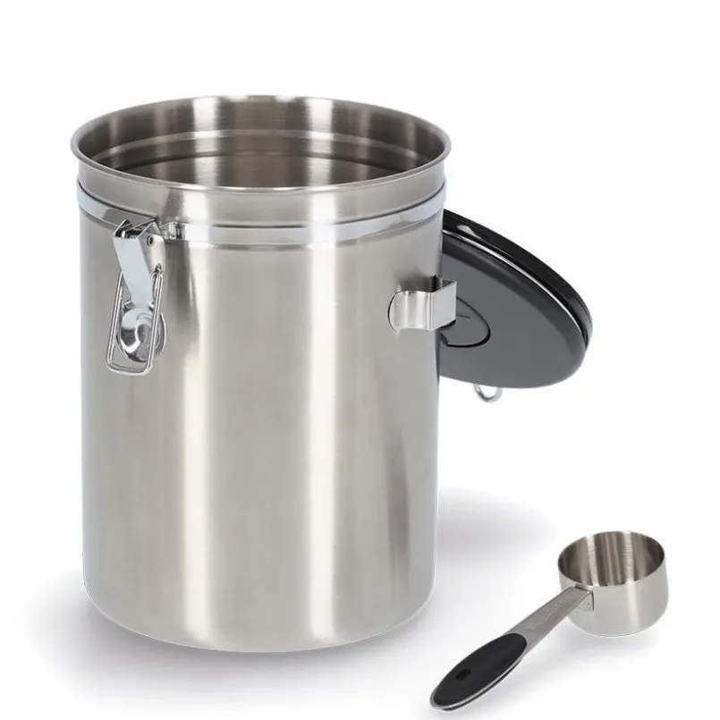 Vorratsdosen|Kaffee & Tee| Kaffeedose 2700 ml Silber