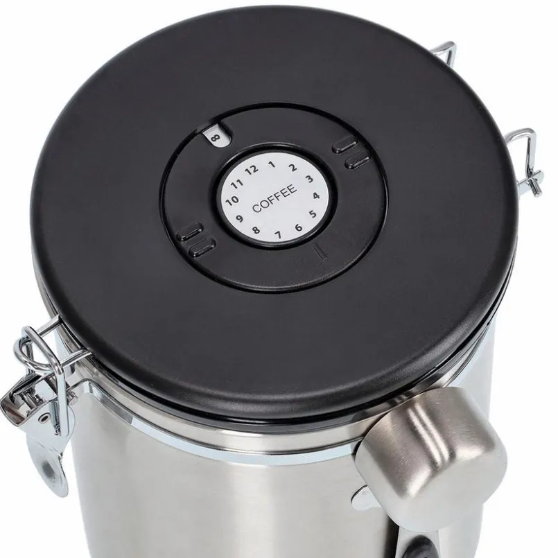 Vorratsdosen|Kaffee & Tee| Kaffeedose 2700 ml Silber
