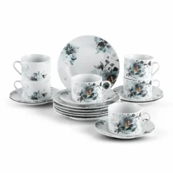 Geschirr-Kaffeeservice Nora 18tlg. Blau