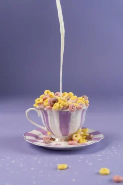 KARE DESIGN Kaffee & Tee-Kaffeetasse Harlequin 2tlg. Lila