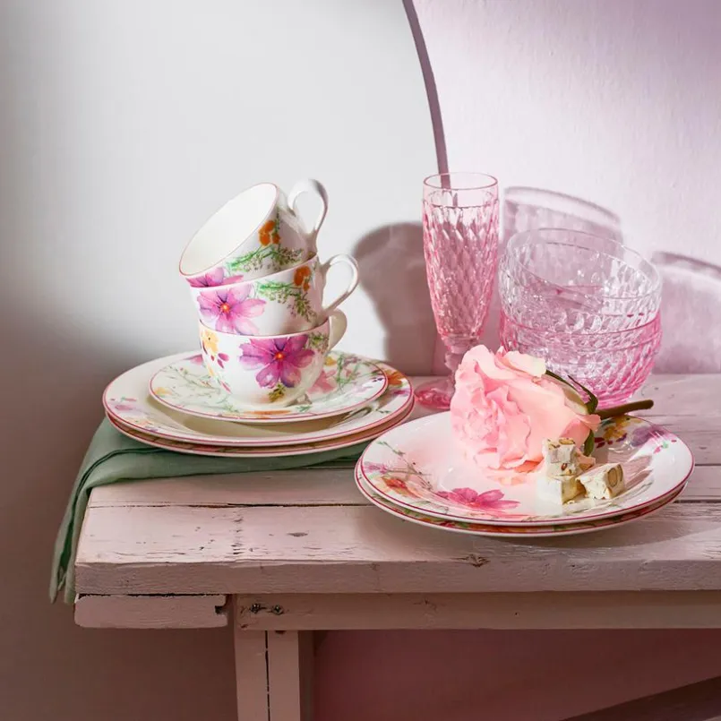 Kaffee & Tee|Villeroy & Boch Kaffeetasse Mariefleur 390 ml Rosa