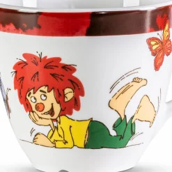 CreaTable Kindergeschirr|Kaffee & Tee-Kaffeetasse Pumuckl 210 ml Bunt
