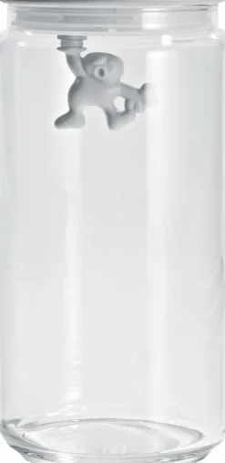 Vorratsdosen|Alessi Küchendose Gianni 1400 ml Weiß