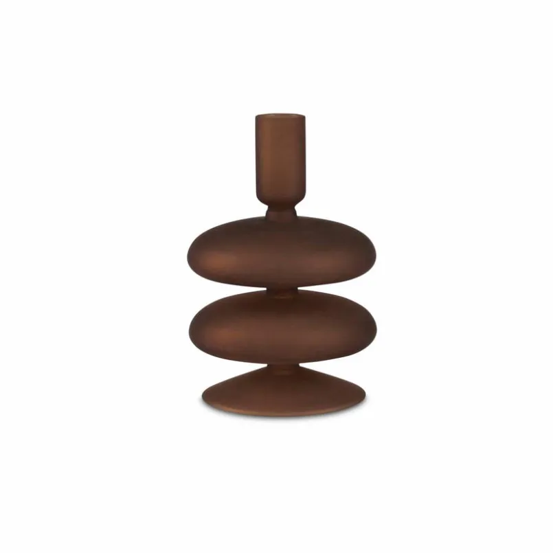 AM Design Kerzen & Kerzenhalter-Kerzenhalter Ibiza 16 cm Braun