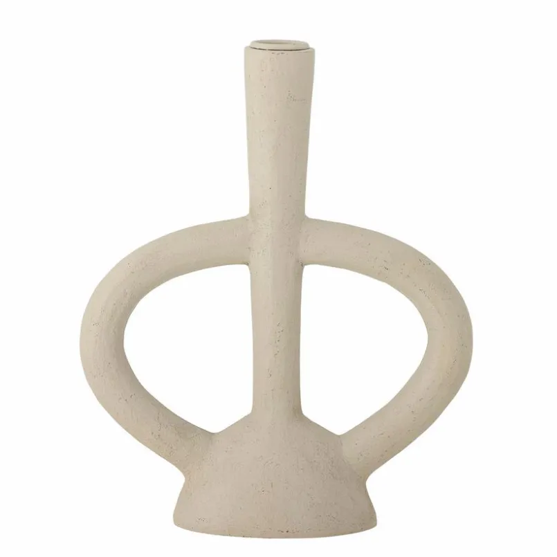Kerzen & Kerzenhalter|Kerzenständer & Kerzenhalter|DAHEIM Kerzenleuchter Ramina 21 cm Weiß