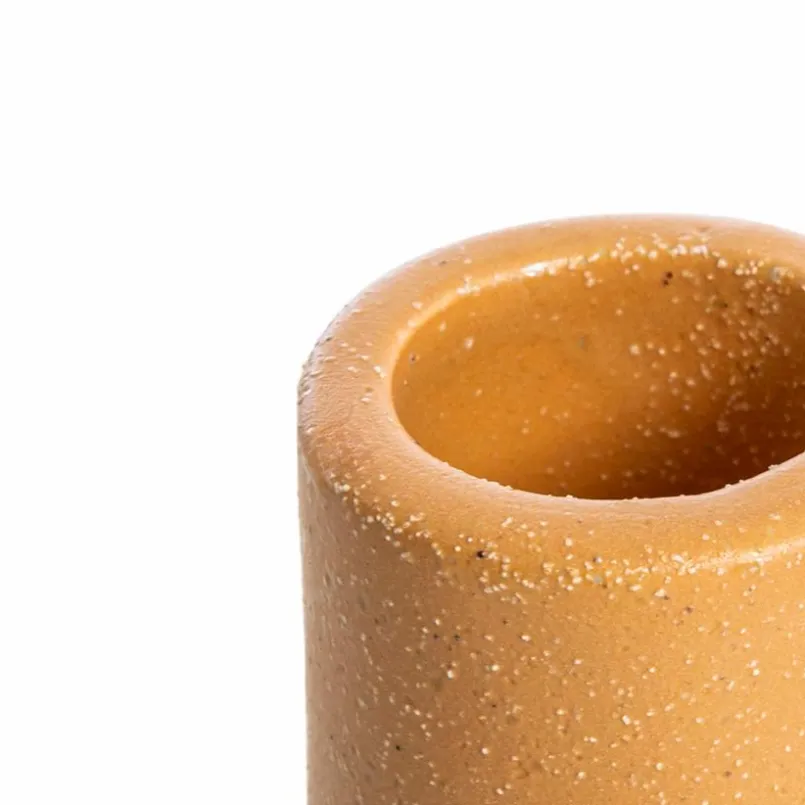 Kerzenständer & Kerzenhalter|Kerzenständer & -Halter| Kerzenleuchter Zylinder 10 cm Braun