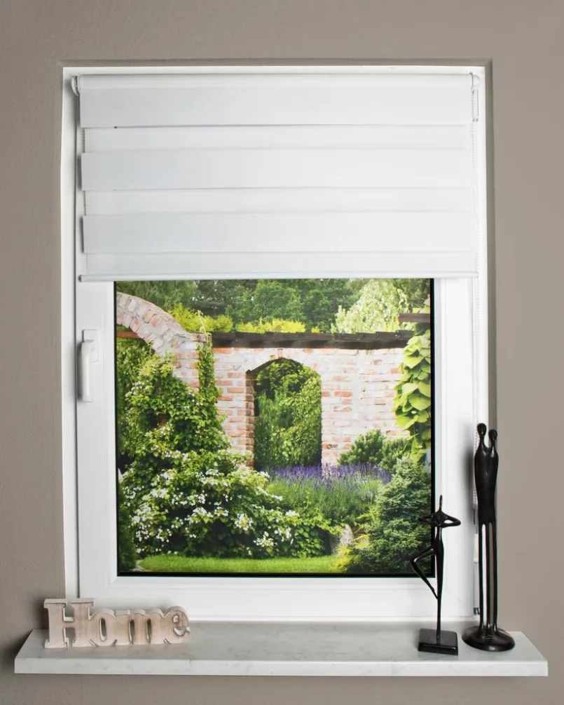 Schmidt Vorhänge & Gardinen-Kettenzugrollo Zebra 50 x 150 cm Creme