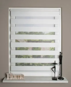 Schmidt Vorhänge & Gardinen-Kettenzugrollo Zebra 50 x 150 cm Creme