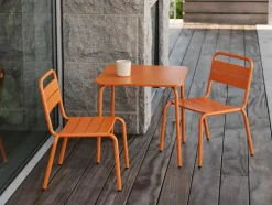 Brafab Gartenstühle-Kindergartenstühle Nera Orange