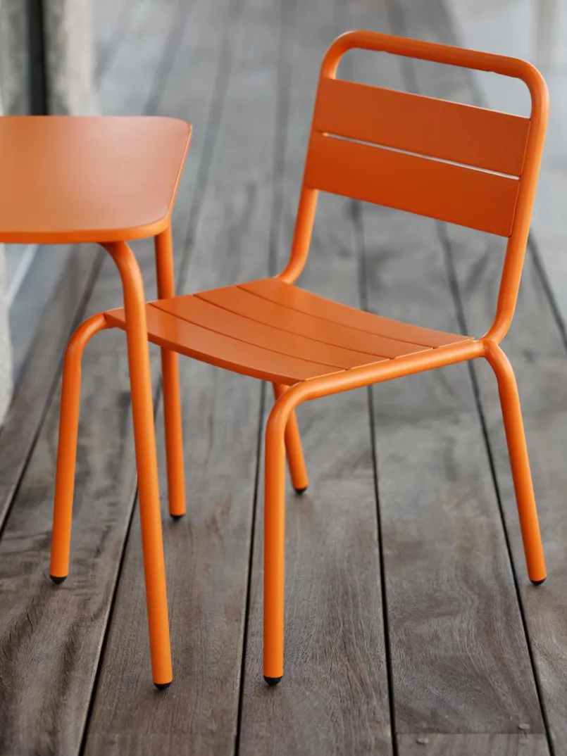 Brafab Sitzgelegenheiten|Sitzgelegenheiten-Kindergartentisch Nera 48 x 48 cm Orange