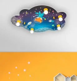 ELOBRA kids Kinderlampen|Kinderlampen-Kinderlampe Little Astronauts Blau