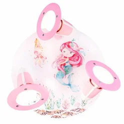 ELOBRA kids Kinderlampen|Kinderlampen-Kinderlampe Mara Meerjungfrau Rosa