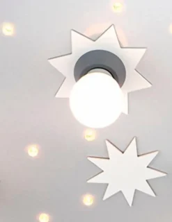 ELOBRA kids Kinderlampen|Kinderlampen-Kinderlampe Sternenwolke Silber