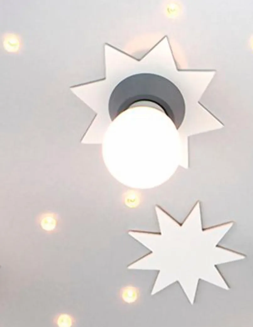 ELOBRA kids Kinderlampen|Kinderlampen-Kinderlampe Sternenwolke Silber