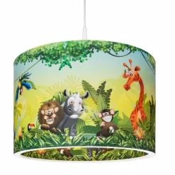 ELOBRA kids Kinderlampen|Kinderlampen-Kinderlampe Wildnis Bunt