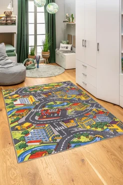 Kinderteppich City 80 x 140 cm< Hot