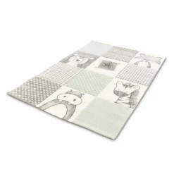 Kinderteppiche|Kinderteppiche-Kinderteppich Kids 133 x 190 cm Grün / Grau